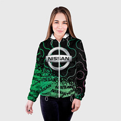 Куртка с капюшоном женская NISSAN Супер класса, цвет: 3D-белый — фото 2