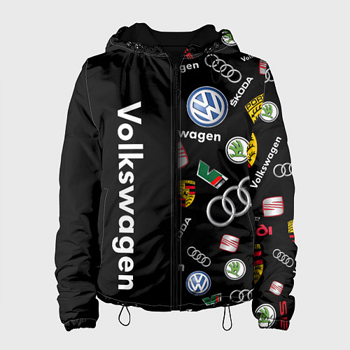 Женская куртка Volkswagen Group Half Pattern / 3D-Черный – фото 1