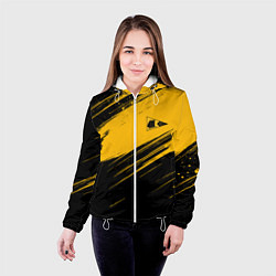 Куртка с капюшоном женская Парусный спорт Водный спорт, цвет: 3D-белый — фото 2