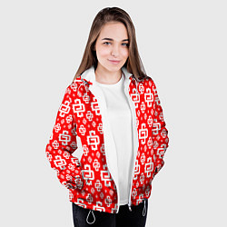 Куртка с капюшоном женская Red Pattern Dope Camo Dope Street Market Спина, цвет: 3D-белый — фото 2