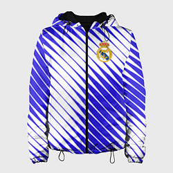 Куртка с капюшоном женская Real madrid реал мадрид, цвет: 3D-черный