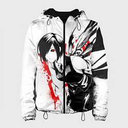 Куртка с капюшоном женская ТОУКА TOKYO GHOUL, цвет: 3D-черный