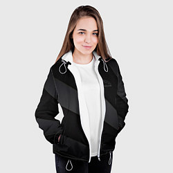 Куртка с капюшоном женская JAGUR ЯГУАР autosport, цвет: 3D-белый — фото 2
