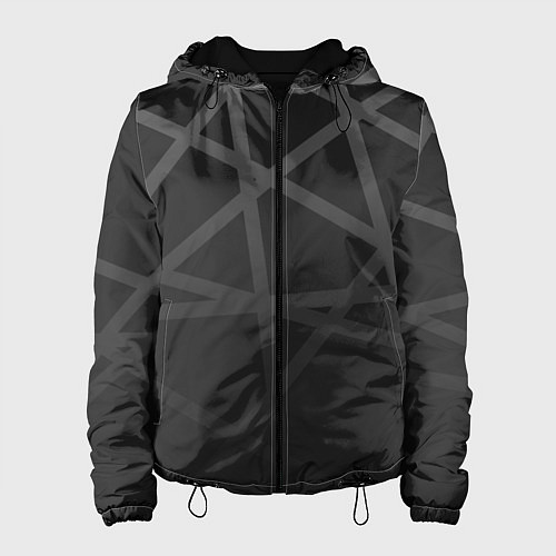 Женская куртка ГЕОМЕТРИЧЕСКИЙ ПАТТЕРН ЧЕРНЫЙ / 3D-Черный – фото 1