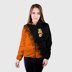 Куртка с капюшоном женская FIVE NIGHTS AT FREDDYS ЧИКА, цвет: 3D-черный — фото 2