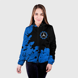 Куртка с капюшоном женская МЕРСЕДЕС Краска 5, цвет: 3D-черный — фото 2