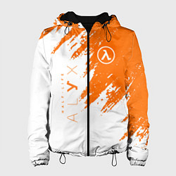 Куртка с капюшоном женская Half-life texture, цвет: 3D-черный