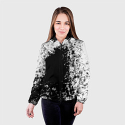 Куртка с капюшоном женская Черное золото Коллекция Get inspired! Fl-194, цвет: 3D-черный — фото 2