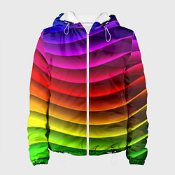 Женская куртка Color line neon pattern Abstraction Summer 2023