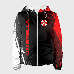 Куртка с капюшоном женская Resident evil амбрелла, цвет: 3D-белый