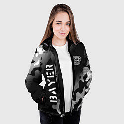 Куртка с капюшоном женская BAYER Bayer Pro Football Камуфляж, цвет: 3D-черный — фото 2