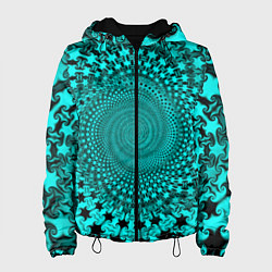 Женская куртка NEON FRACTAL PATTERN