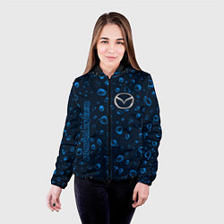 Куртка с капюшоном женская MAZDA SPEED Дождь, цвет: 3D-черный — фото 2