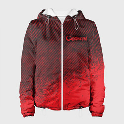 Куртка с капюшоном женская Chaoseum Mini Logo, цвет: 3D-белый