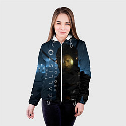 Куртка с капюшоном женская Уставший Джейкоб Callisto Protocol, цвет: 3D-белый — фото 2