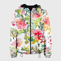 Женская куртка Floral pattern Watercolour Summer