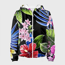 Женская куртка Floral vanguard composition Летняя ночь Fashion tr