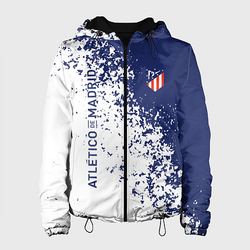Женская куртка Atletico madrid football sport / 3D-Черный – фото 1