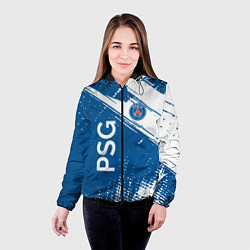 Куртка с капюшоном женская Psg псж краска, цвет: 3D-черный — фото 2