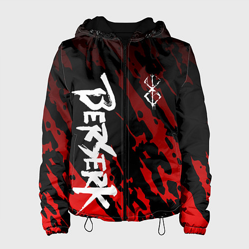 Женская куртка БЕРСЕРК : Белое клеймо жертвы / 3D-Черный – фото 1