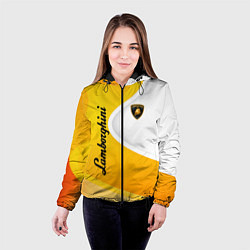 Куртка с капюшоном женская Lamborghini : sport, цвет: 3D-черный — фото 2