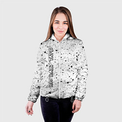 Куртка с капюшоном женская Рэпер Big Baby Tape в стиле граффити: по-вертикали, цвет: 3D-белый — фото 2