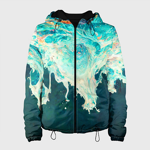 Женская куртка Поток воды / 3D-Черный – фото 1