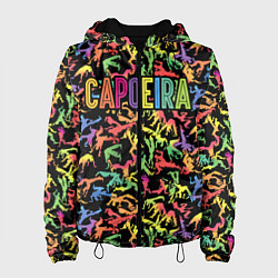 Куртка с капюшоном женская Capoeira colorful mens, цвет: 3D-черный