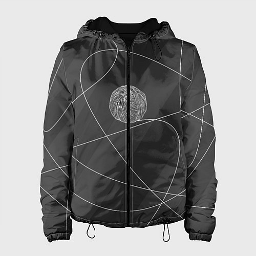 Женская куртка Клубок ниток / 3D-Черный – фото 1