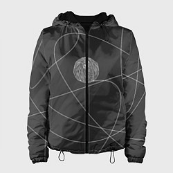 Куртка с капюшоном женская Клубок ниток, цвет: 3D-черный