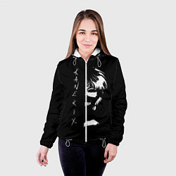 Куртка с капюшоном женская Tokyo Ghoul Kaneki Ken - anime, цвет: 3D-белый — фото 2