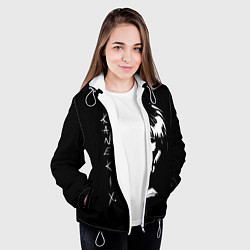 Куртка с капюшоном женская Tokyo Ghoul Kaneki Ken - anime, цвет: 3D-белый — фото 2