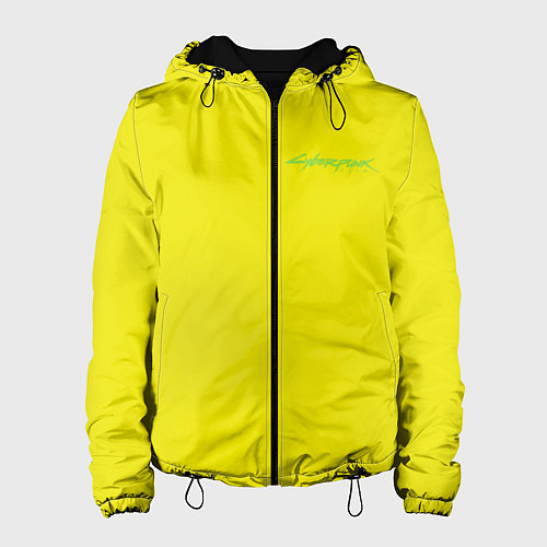 Женская куртка Киберпанк - Лого Дэвида / 3D-Черный – фото 1