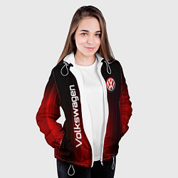 Куртка с капюшоном женская Volkswagen art, цвет: 3D-белый — фото 2