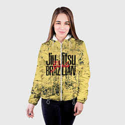 Куртка с капюшоном женская Jiu-Jitsu girls, цвет: 3D-белый — фото 2
