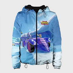 Куртка с капюшоном женская Blaze the Cat - Team Sonic racing, цвет: 3D-черный