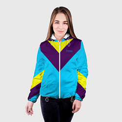 Куртка с капюшоном женская FIRM как в 80х, цвет: 3D-белый — фото 2