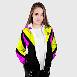 Куртка с капюшоном женская FIRM прямиком из восьмидесятых, цвет: 3D-белый — фото 2