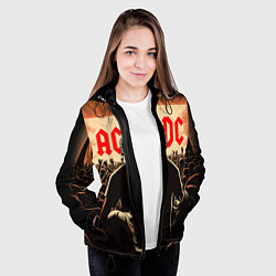 Куртка с капюшоном женская На рок концерте, цвет: 3D-черный — фото 2