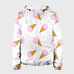 Женская куртка Мороженое в жаркий день