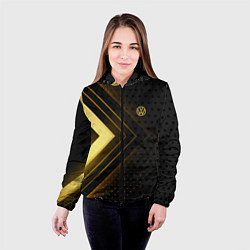 Куртка с капюшоном женская Volkswagen sign, цвет: 3D-черный — фото 2