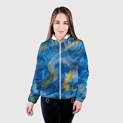 Куртка с капюшоном женская Blue style, цвет: 3D-белый — фото 2