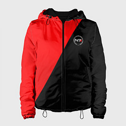 Куртка с капюшоном женская Mass Effect n7 game computer, цвет: 3D-черный