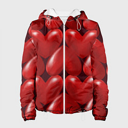 Женская куртка Red hearts