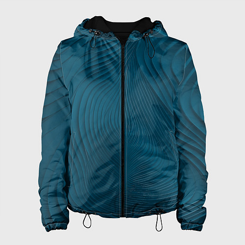 Женская куртка Фантазия в синем / 3D-Черный – фото 1