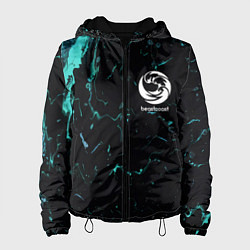 Куртка с капюшоном женская Beastcoast абстракт, цвет: 3D-черный
