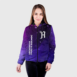 Куртка с капюшоном женская Architects просто космос, цвет: 3D-черный — фото 2