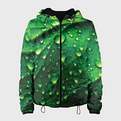 Куртка с капюшоном женская Утренняя роса, цвет: 3D-черный