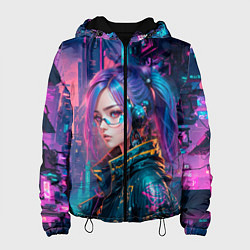 Куртка с капюшоном женская Айтишница, цвет: 3D-черный