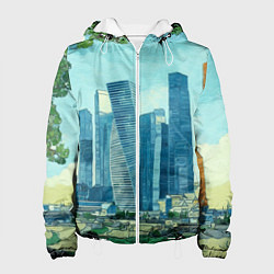 Женская куртка Москва-сити Ван Гог